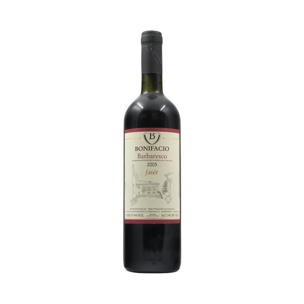 Bonifacio, Barbaresco Fasêt 2005, Bottiglia 750 ml